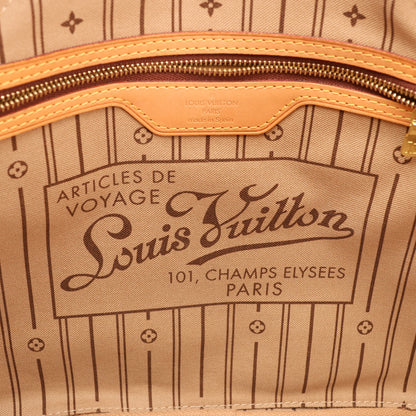 Louis Vuitton Monogram Neverfull MM Shoulder Bag in Brown M40156