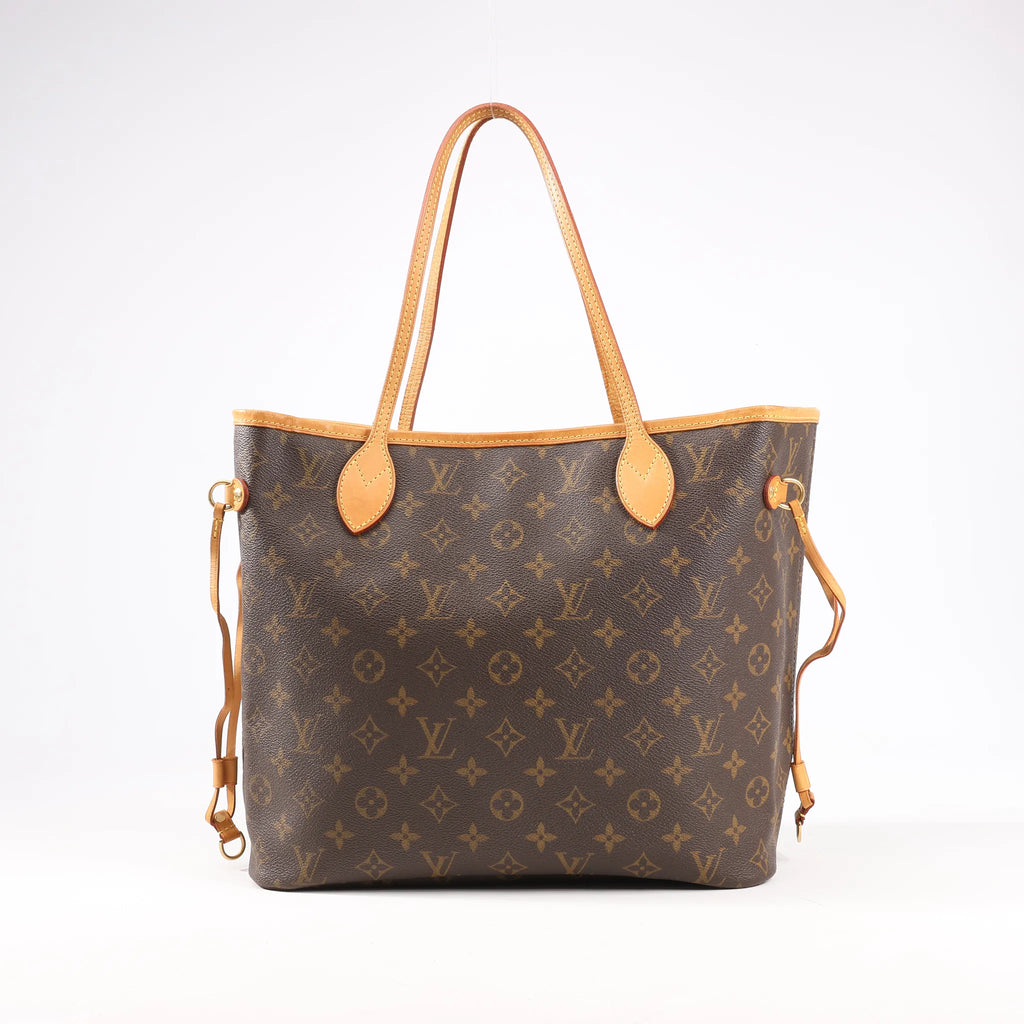 Louis Vuitton Monogram Neverfull MM Shoulder Bag in Brown M40156