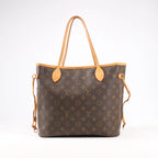 Louis Vuitton Monogram Neverfull MM Shoulder Bag in Brown M40156