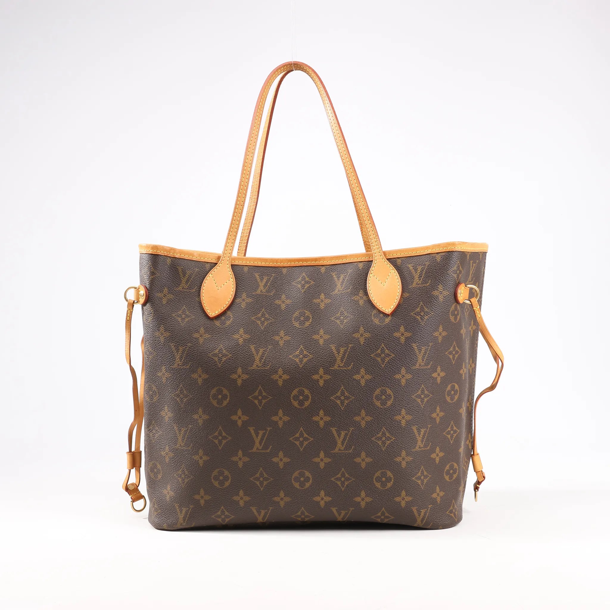 Louis Vuitton Monogram Neverfull MM Shoulder Bag in Brown M40156