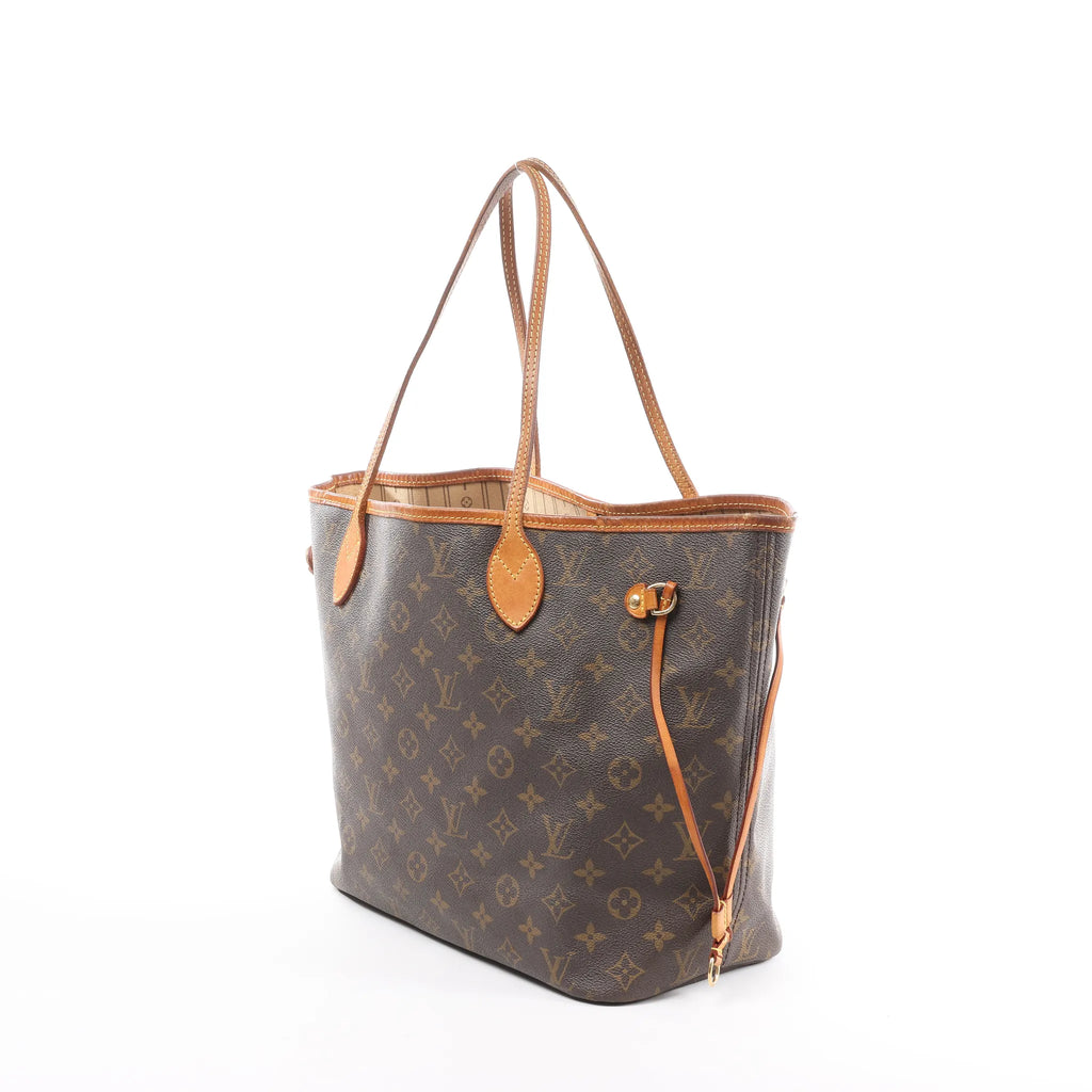 Louis Vuitton Neverfull MM Monogram Shoulder Bag in Brown M40156