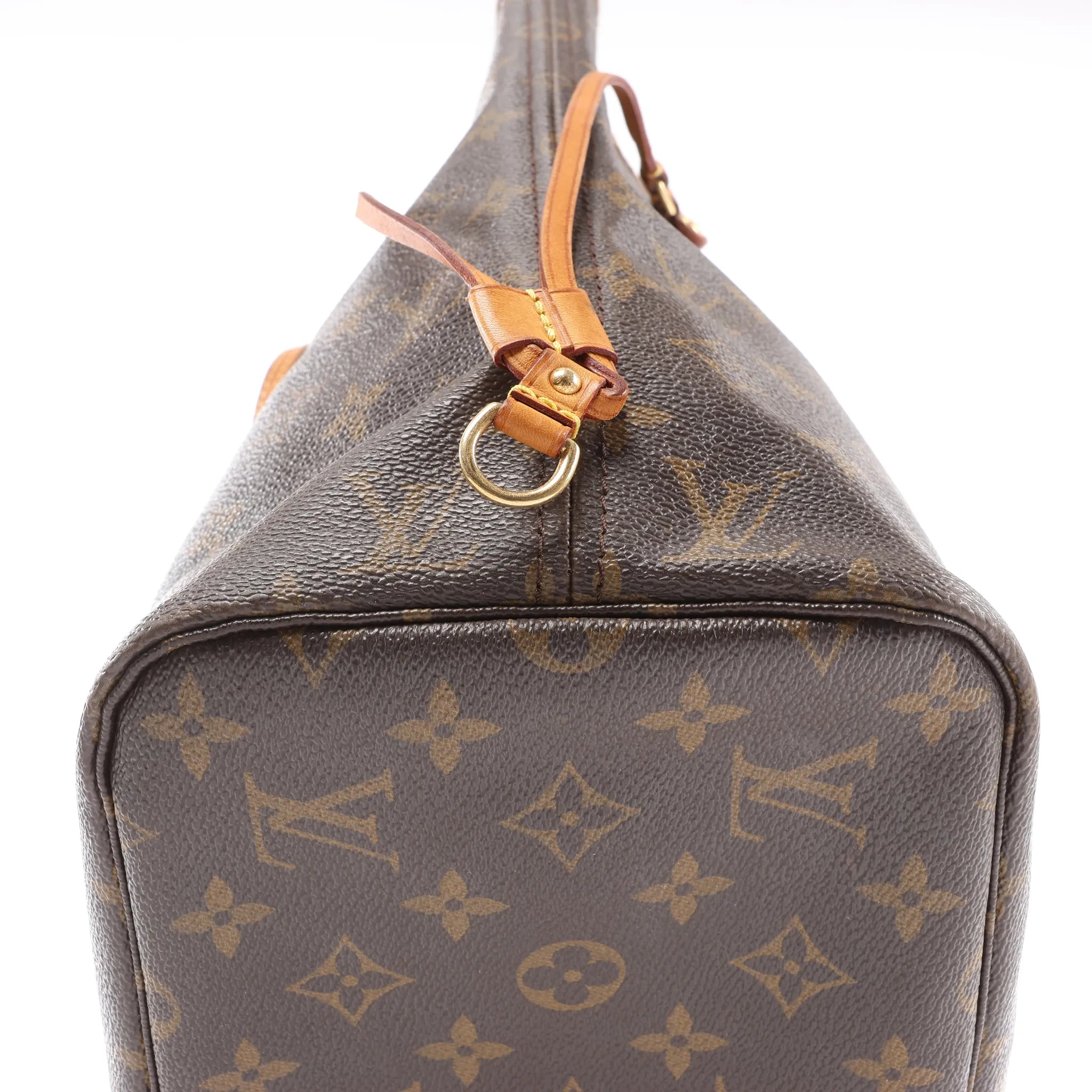 Louis Vuitton Neverfull MM Monogram Shoulder Bag in Brown M40156