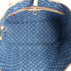 Louis Vuitton Neverfull MM Monogram Denim Shoulder Bag in Blue M13192