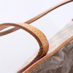 Bolso de hombro Louis Vuitton Neverfull PM Damier Azur en beige N51110