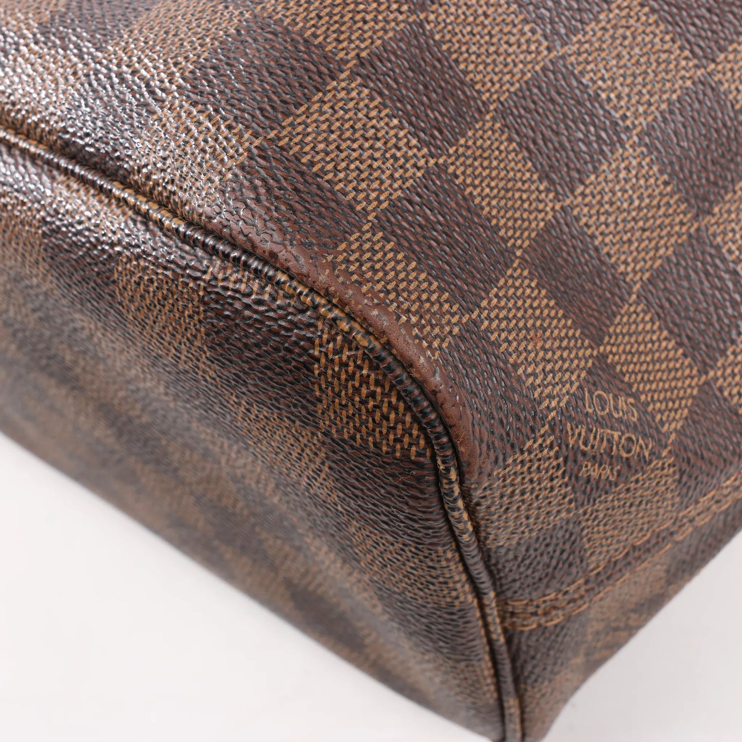 Louis Vuitton Damier Ebene Neverfull PM Shoulder Bag in Brown N51109