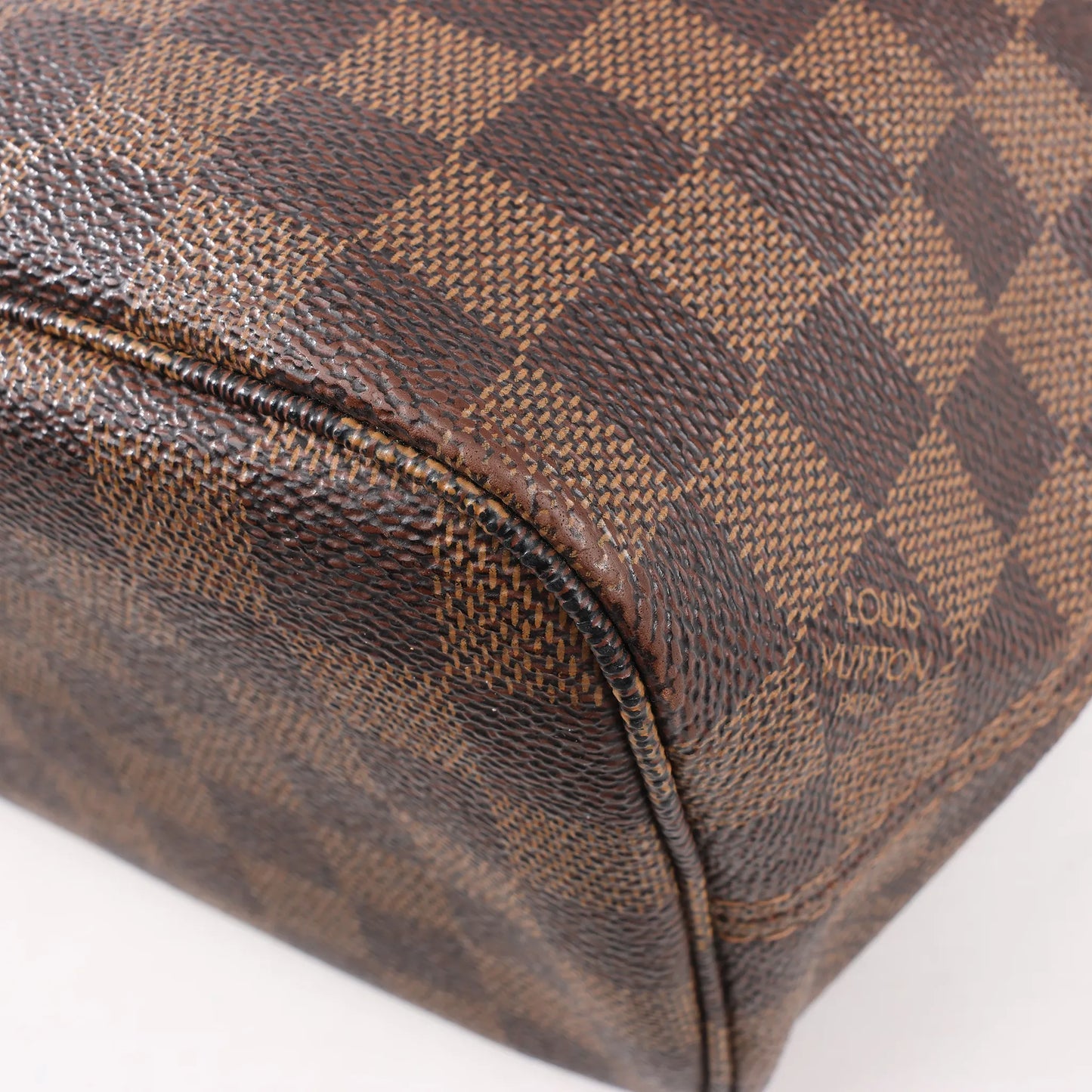 Louis Vuitton Damier Ebene Neverfull PM Shoulder Bag in Brown N51109