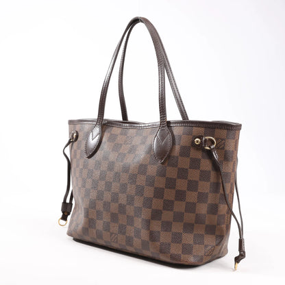 Louis Vuitton Damier Ebene Neverfull PM Shoulder Bag in Brown N51109