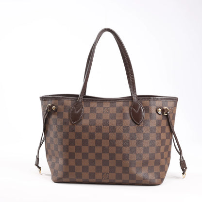 Louis Vuitton Damier Ebene Neverfull PM Shoulder Bag in Brown N51109