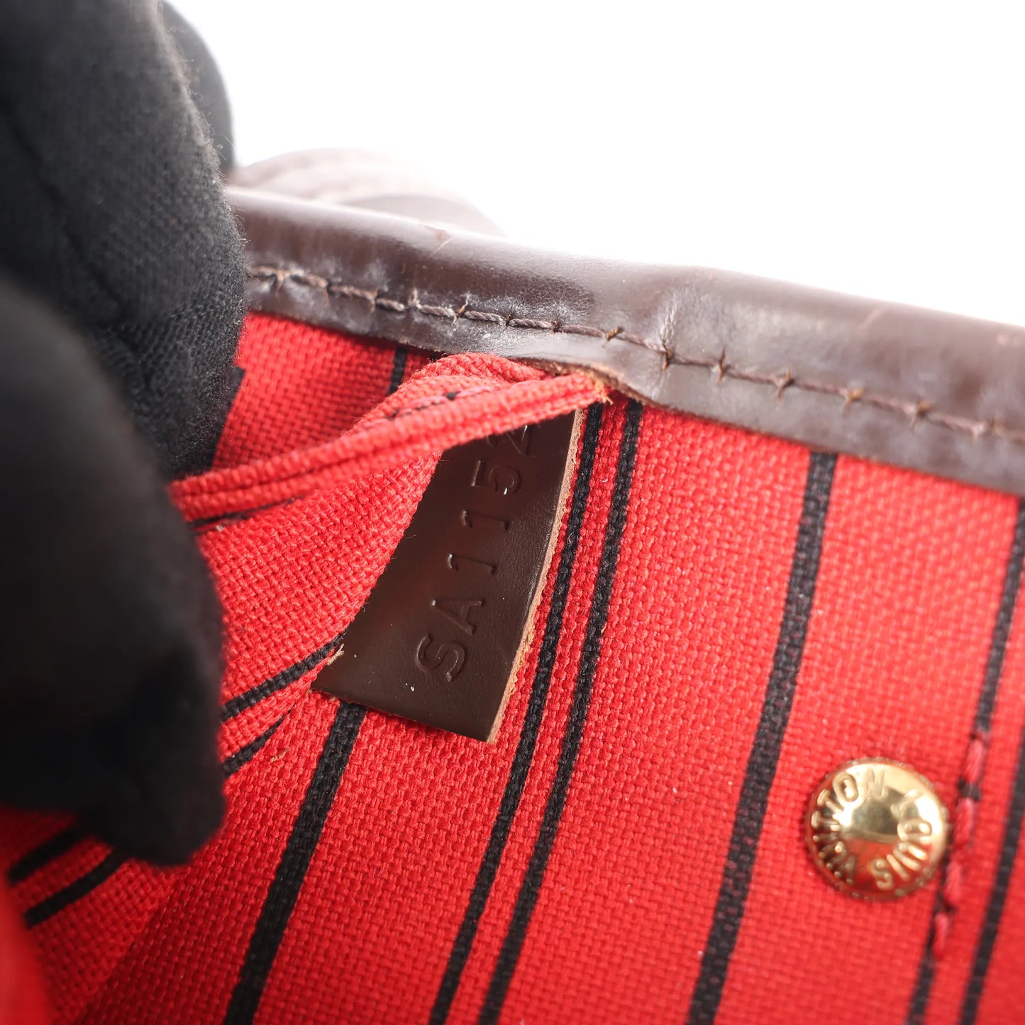 Louis Vuitton Damier Ebene Neverfull PM Shoulder Bag in Brown N51109