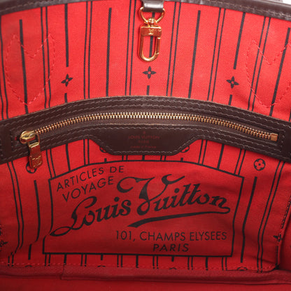 Louis Vuitton Damier Ebene Neverfull PM Shoulder Bag in Brown N51109