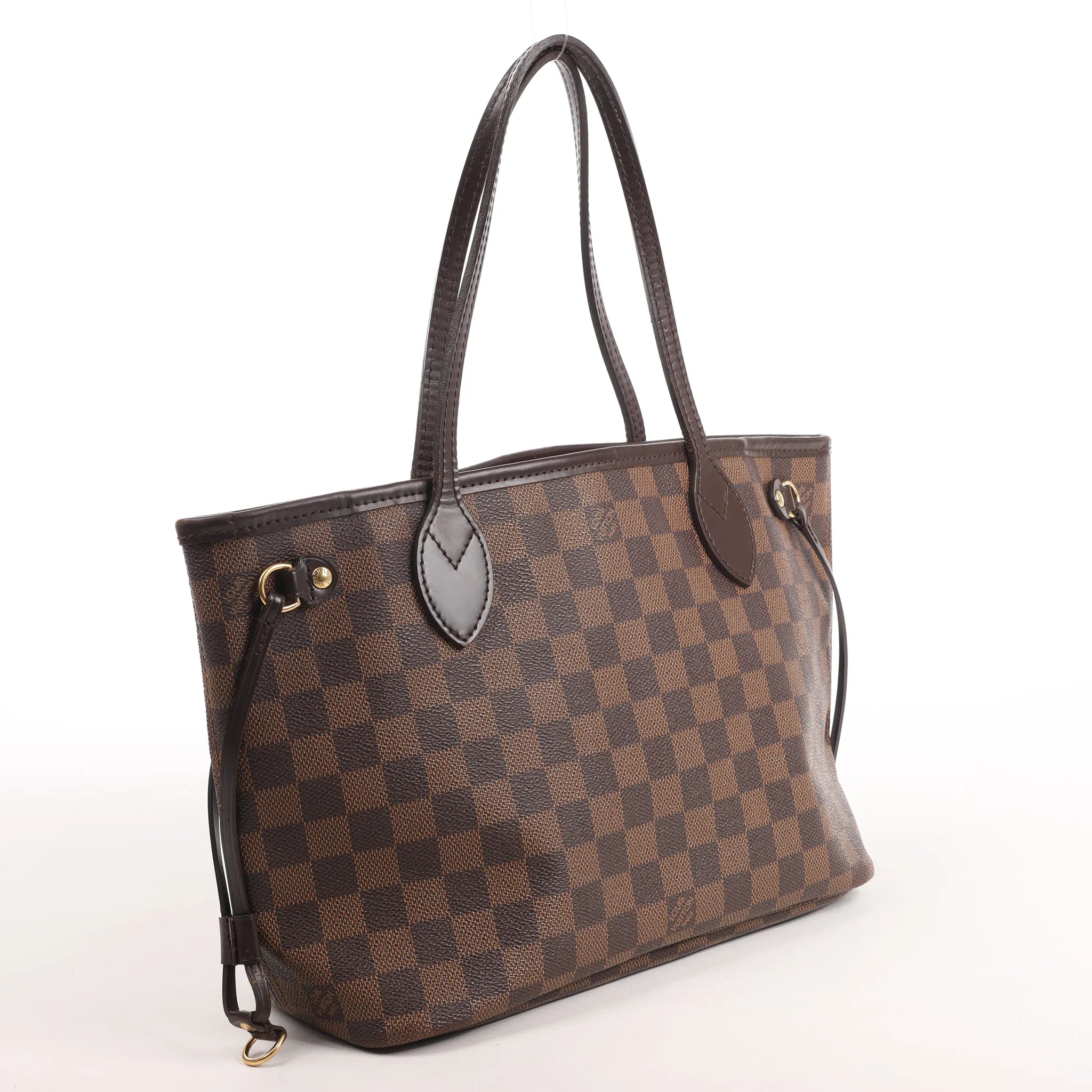 Louis Vuitton Damier Ebene Neverfull PM Shoulder Bag in Brown N51109