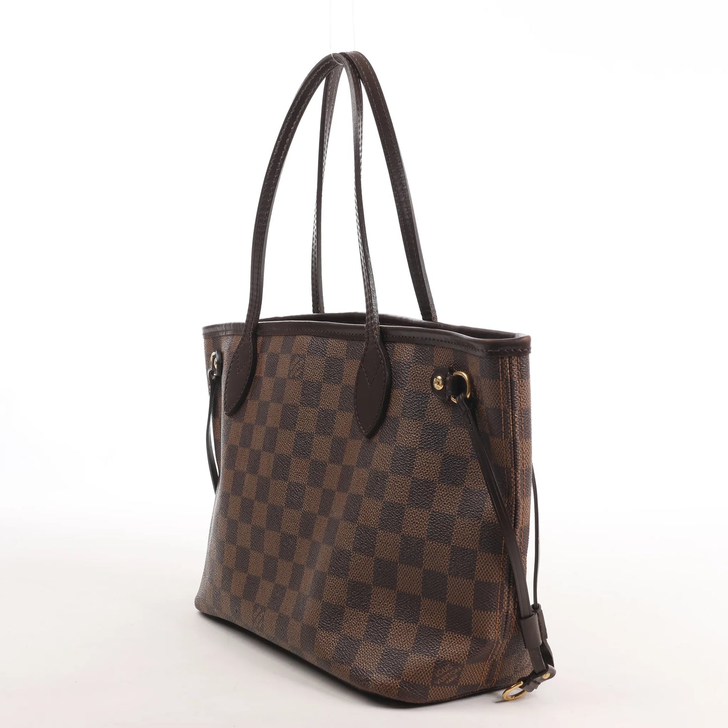 Louis Vuitton Damier Ebene Neverfull PM Shoulder Bag in Brown N51109