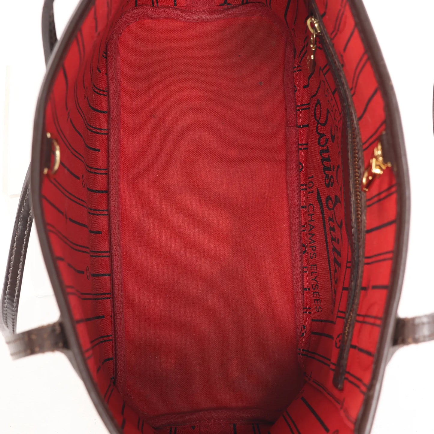 Louis Vuitton Damier Ebene Neverfull PM Shoulder Bag in Brown N51109