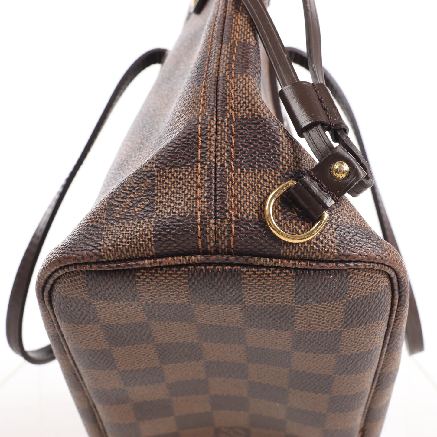 Louis Vuitton Damier Ebene Neverfull PM Shoulder Bag in Brown N51109