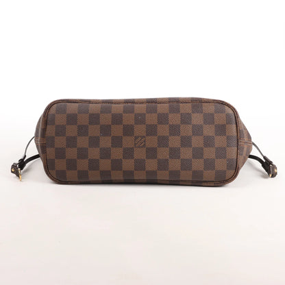 Louis Vuitton Damier Ebene Neverfull PM Shoulder Bag in Brown N51109