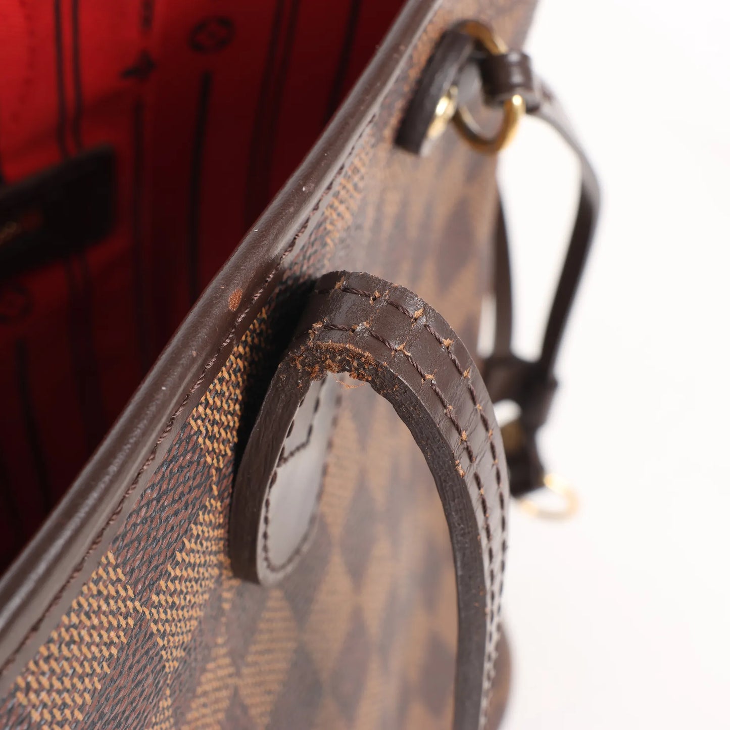 Louis Vuitton Damier Ebene Neverfull PM Shoulder Bag in Brown N51109