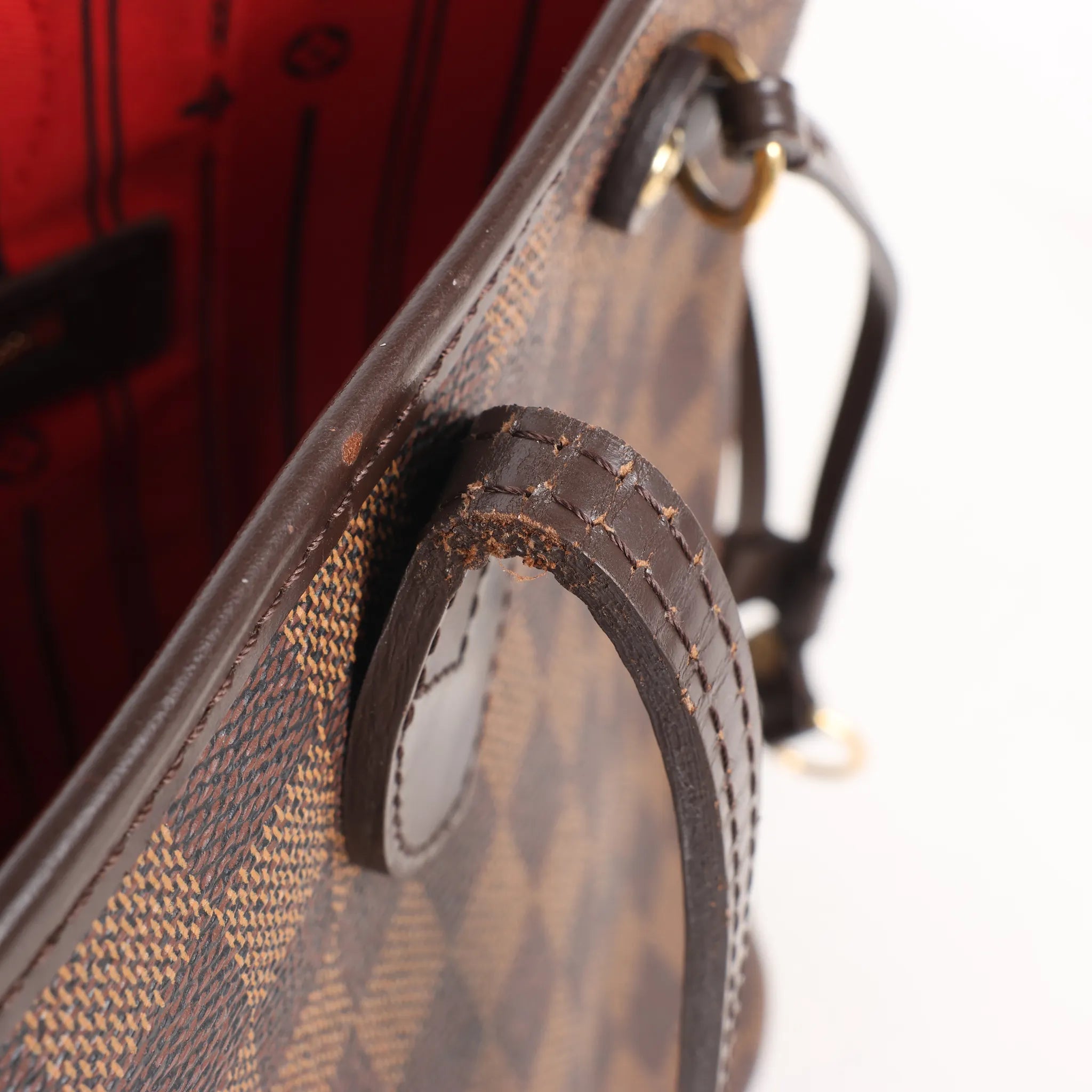 Louis Vuitton Damier Ebene Neverfull PM Shoulder Bag in Brown N51109