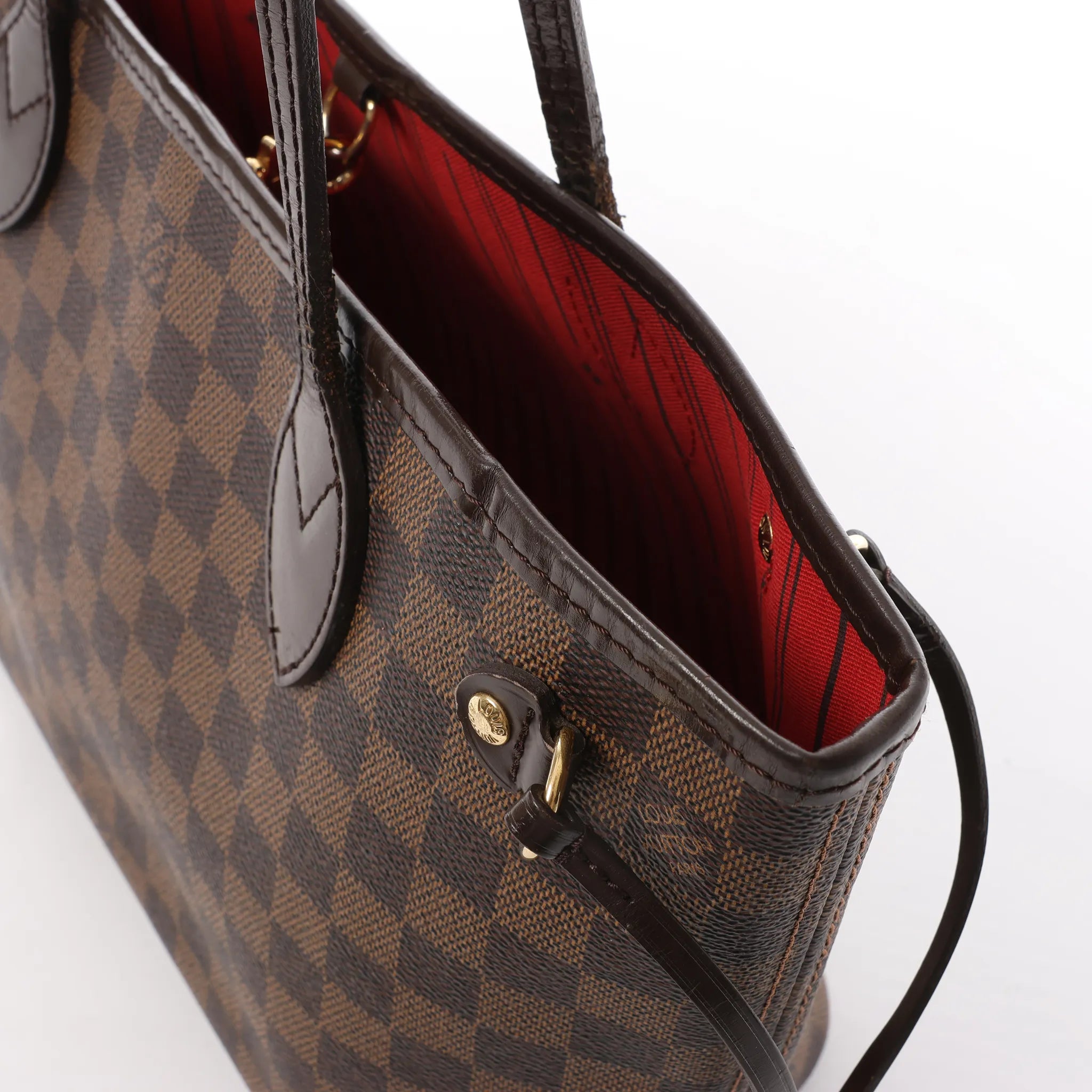 Louis Vuitton Neverfull PM Damier Ebene Shoulder Bag in Brown N51109