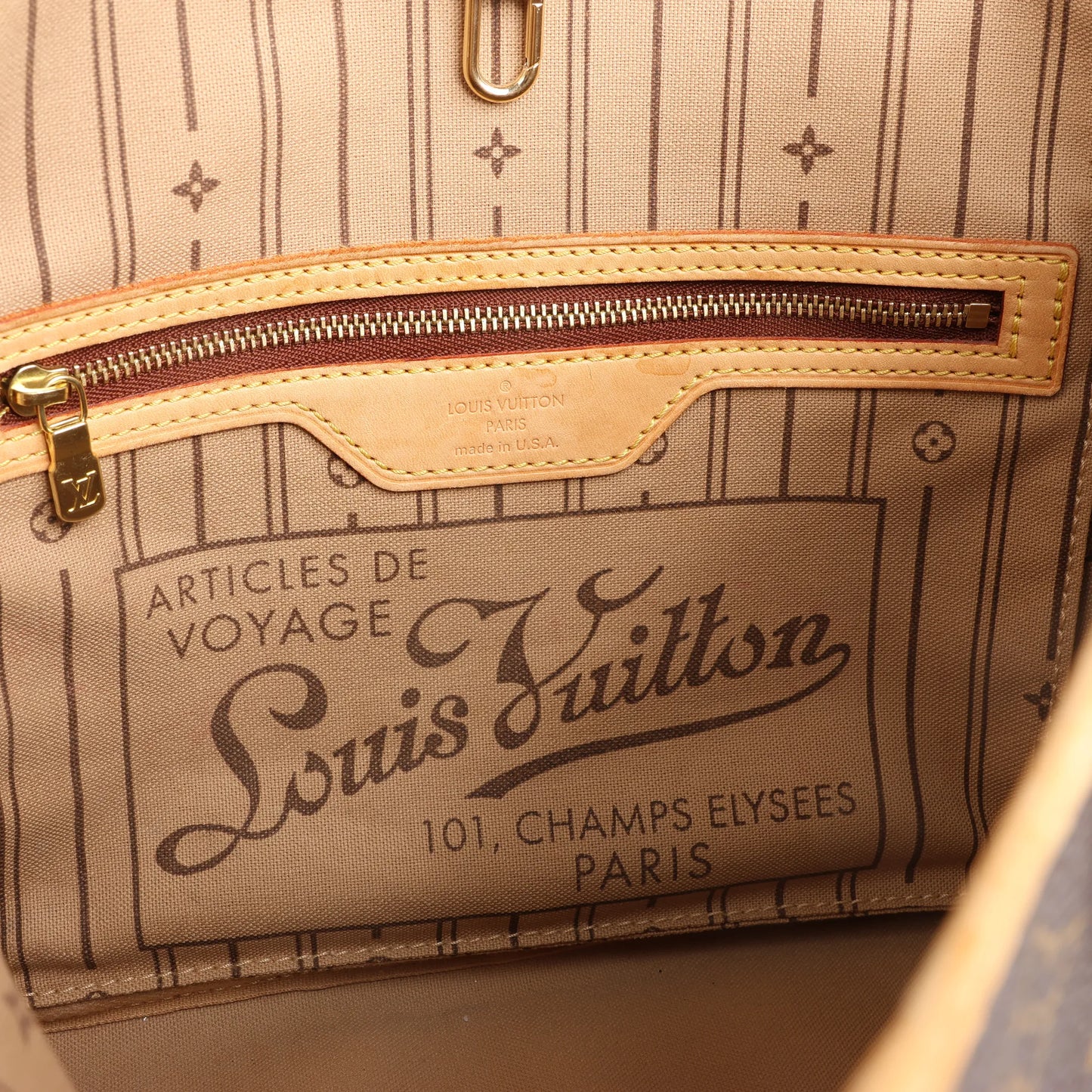 Louis Vuitton Neverfull PM Monogram Canvas Shoulder Bag in Brown M40155