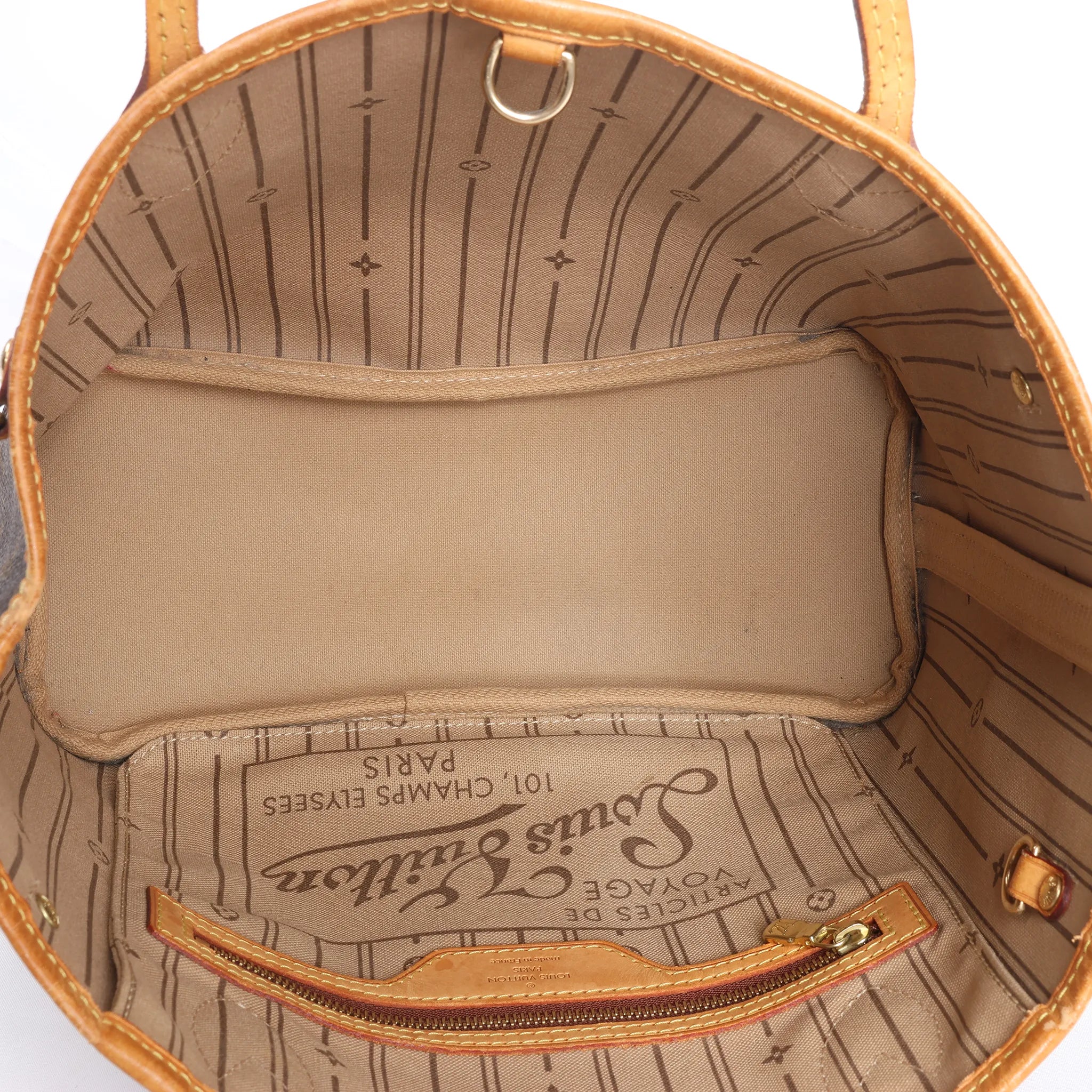 Louis Vuitton Neverfull PM Monogram Canvas Shoulder Bag in Brown M40155