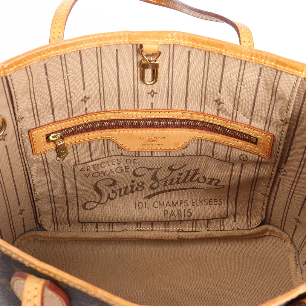 Louis Vuitton Neverfull PM Monogram Canvas Shoulder Bag in Brown M40155