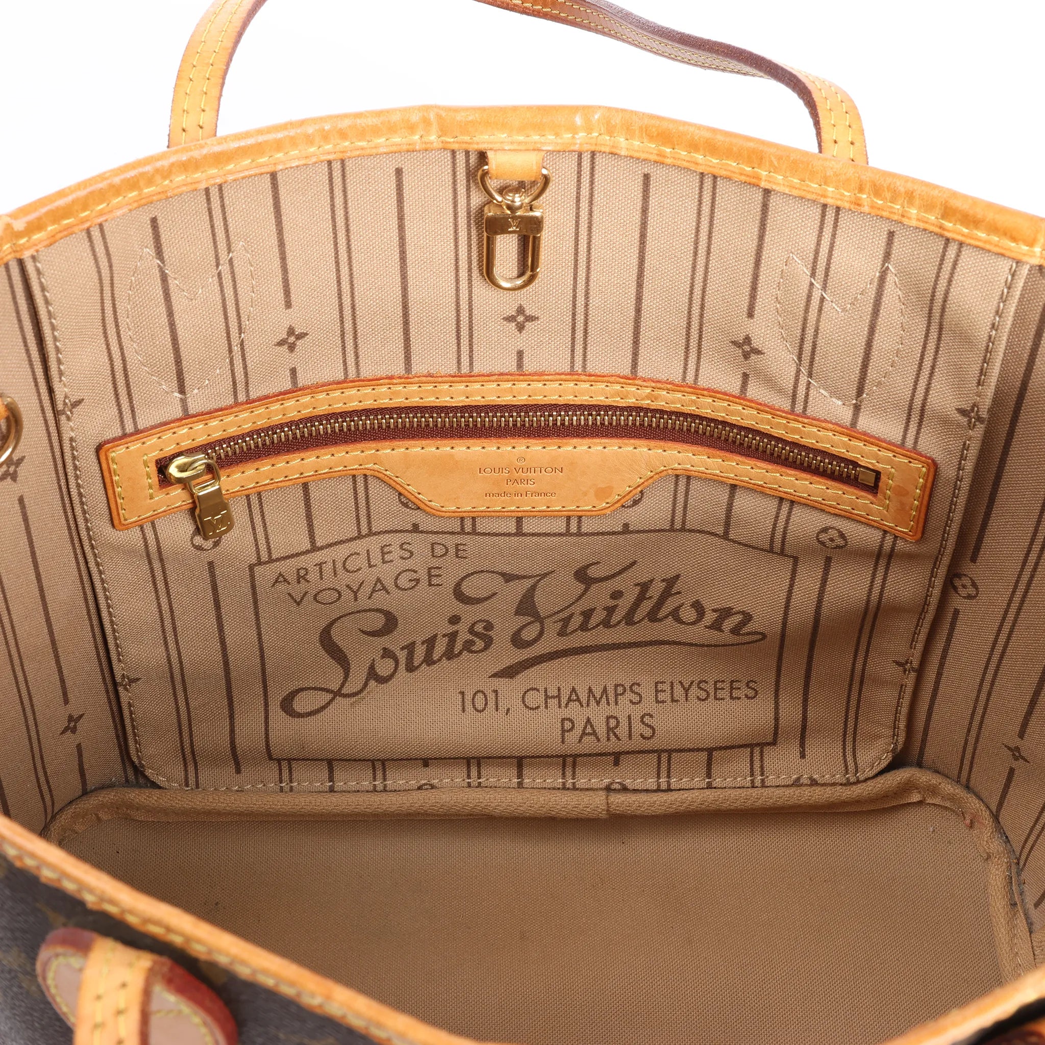 Louis Vuitton Neverfull PM Monogram Canvas Shoulder Bag in Brown M40155