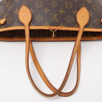 Bolso de hombro Louis Vuitton Neverfull PM Monogram de lona en marrón M40155