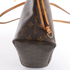 Bolso de hombro Louis Vuitton Neverfull PM Monogram de lona en marrón M40155