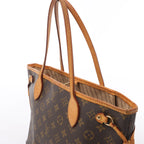 Bolso de hombro Louis Vuitton Neverfull PM Monogram de lona en marrón M40155