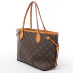 Bolso de hombro Louis Vuitton Neverfull PM Monogram de lona en marrón M40155