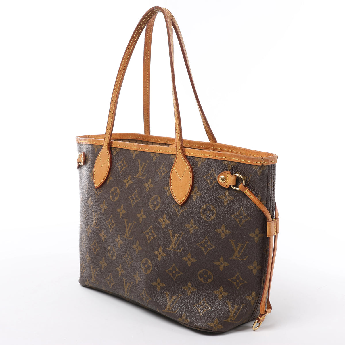 Louis Vuitton Neverfull PM Monogram Canvas Shoulder Bag in Brown M40155
