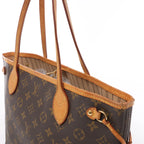 Bolso de hombro Louis Vuitton Neverfull PM Monogram de lona en marrón M40155