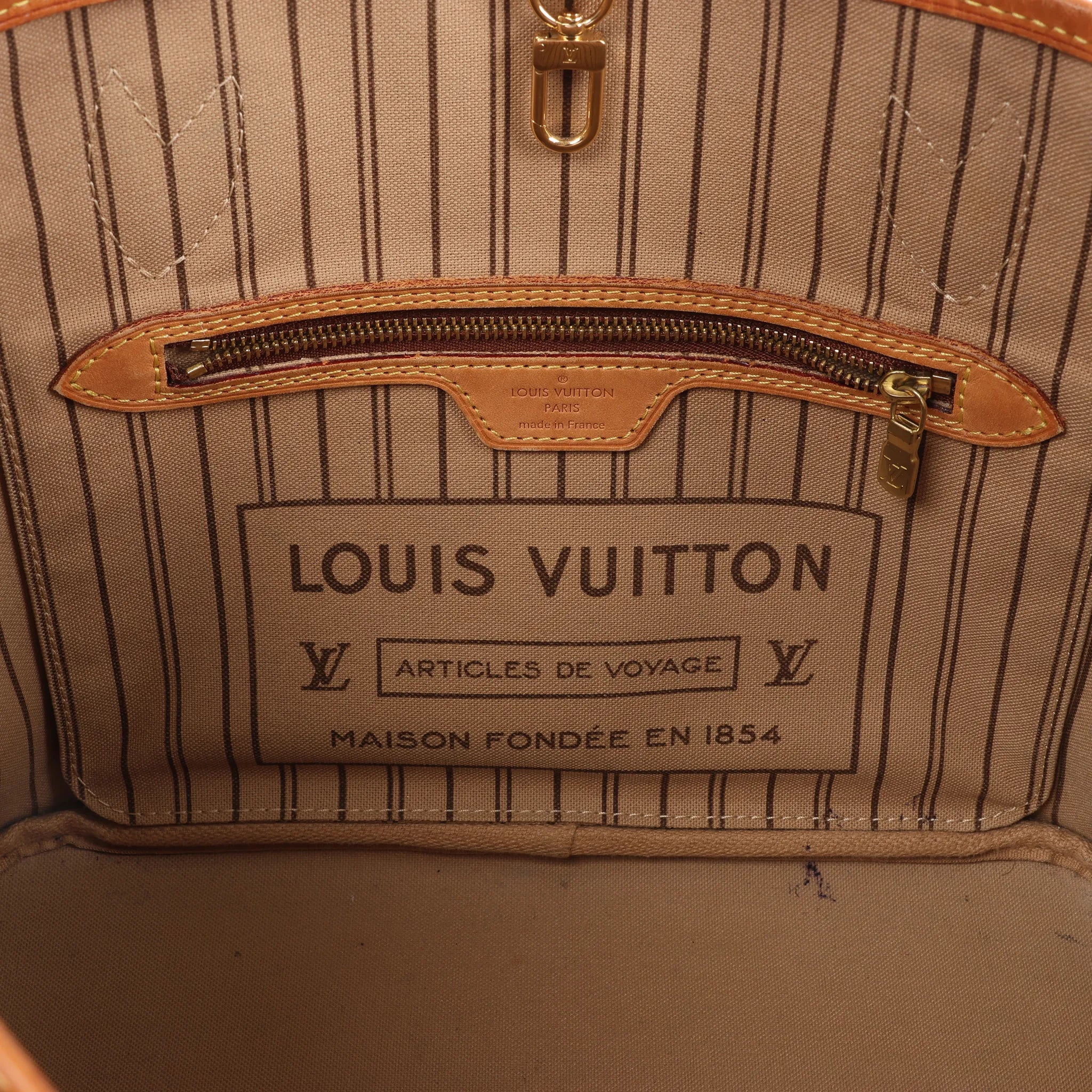 Louis Vuitton Neverfull PM Monogram Canvas Shoulder Bag in Brown M41000