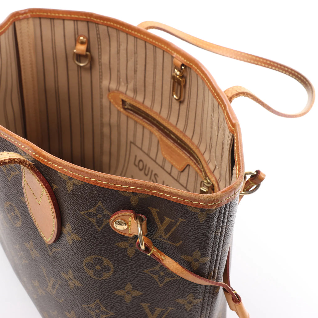 Louis Vuitton Neverfull PM Monogram Canvas Shoulder Bag in Brown M41000