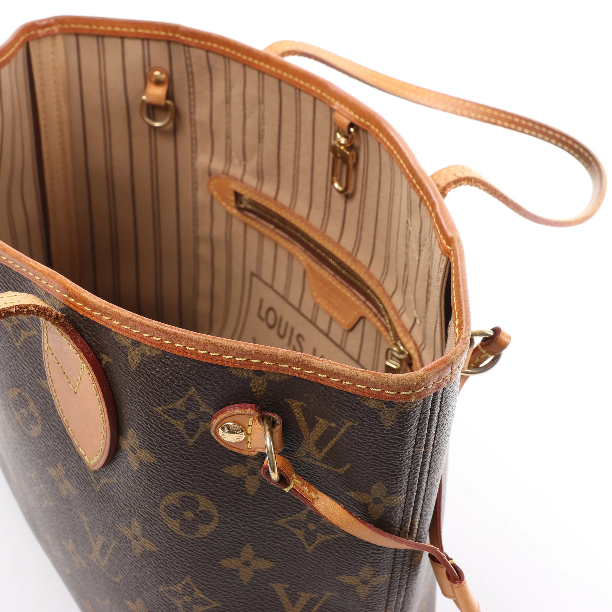 Louis Vuitton Neverfull PM Monogram Canvas Shoulder Bag in Brown M41000