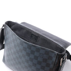 Louis Vuitton Newport PM Damier Cobalt Messenger Crossbody Bag in Black x Navy N41587