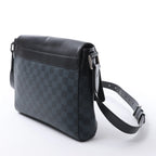 Louis Vuitton Newport PM Damier Cobalt Messenger Crossbody Bag in Black x Navy N41587