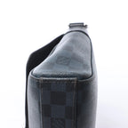 Louis Vuitton Newport PM Damier Cobalt Messenger Crossbody Bag in Black x Navy N41587