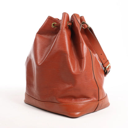 Louis Vuitton Noe Epi Leather Shoulder Bag in Brown