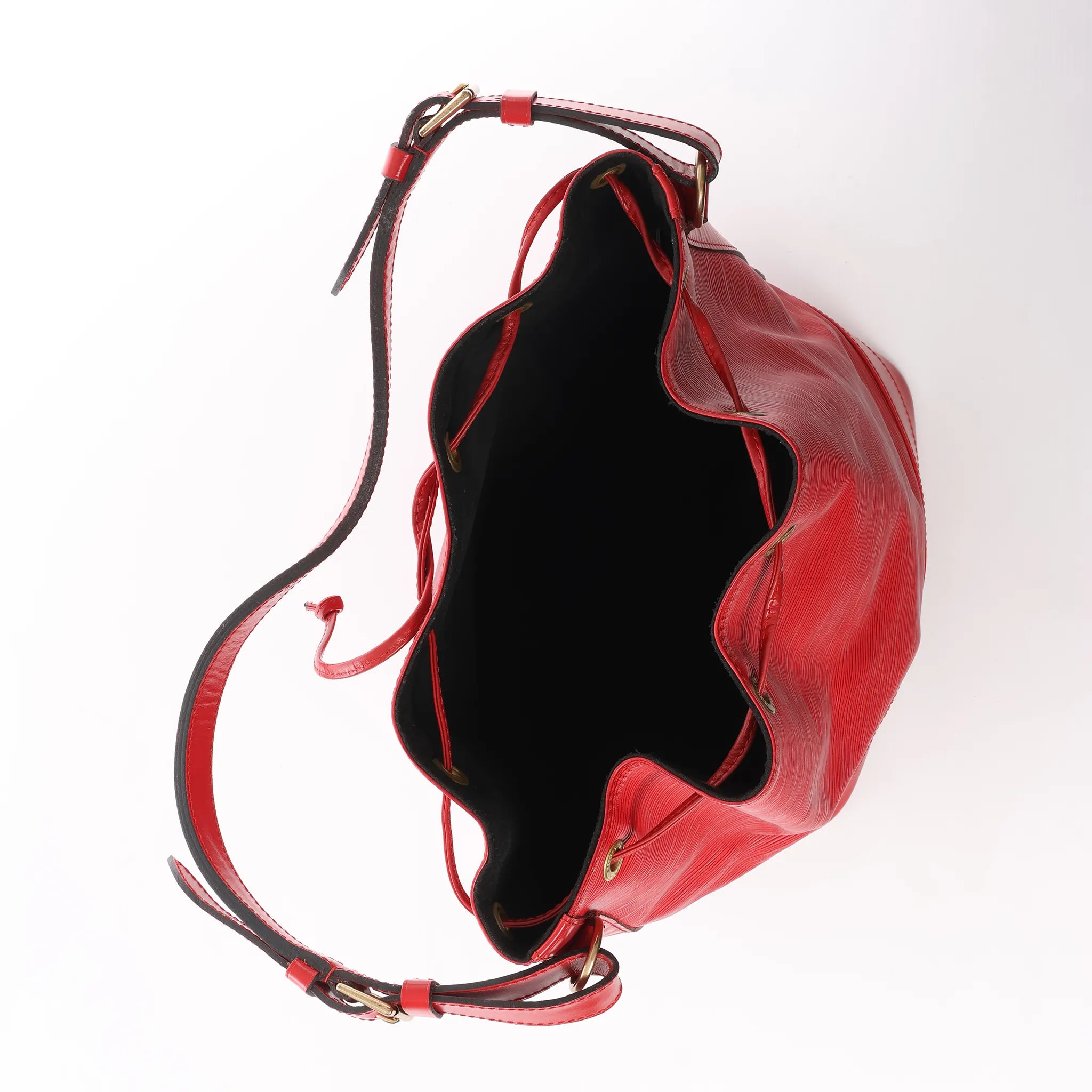 Louis Vuitton Noe Epi Leather Shoulder Bag in Red M44007