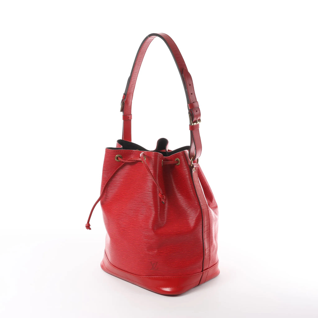 Louis Vuitton Noe Epi Leather Shoulder Bag in Red M44007