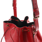 Louis Vuitton Noe Epi Leather Shoulder Bag in Red M44007