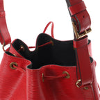 Louis Vuitton Noe Epi Leather Shoulder Bag in Red M44007