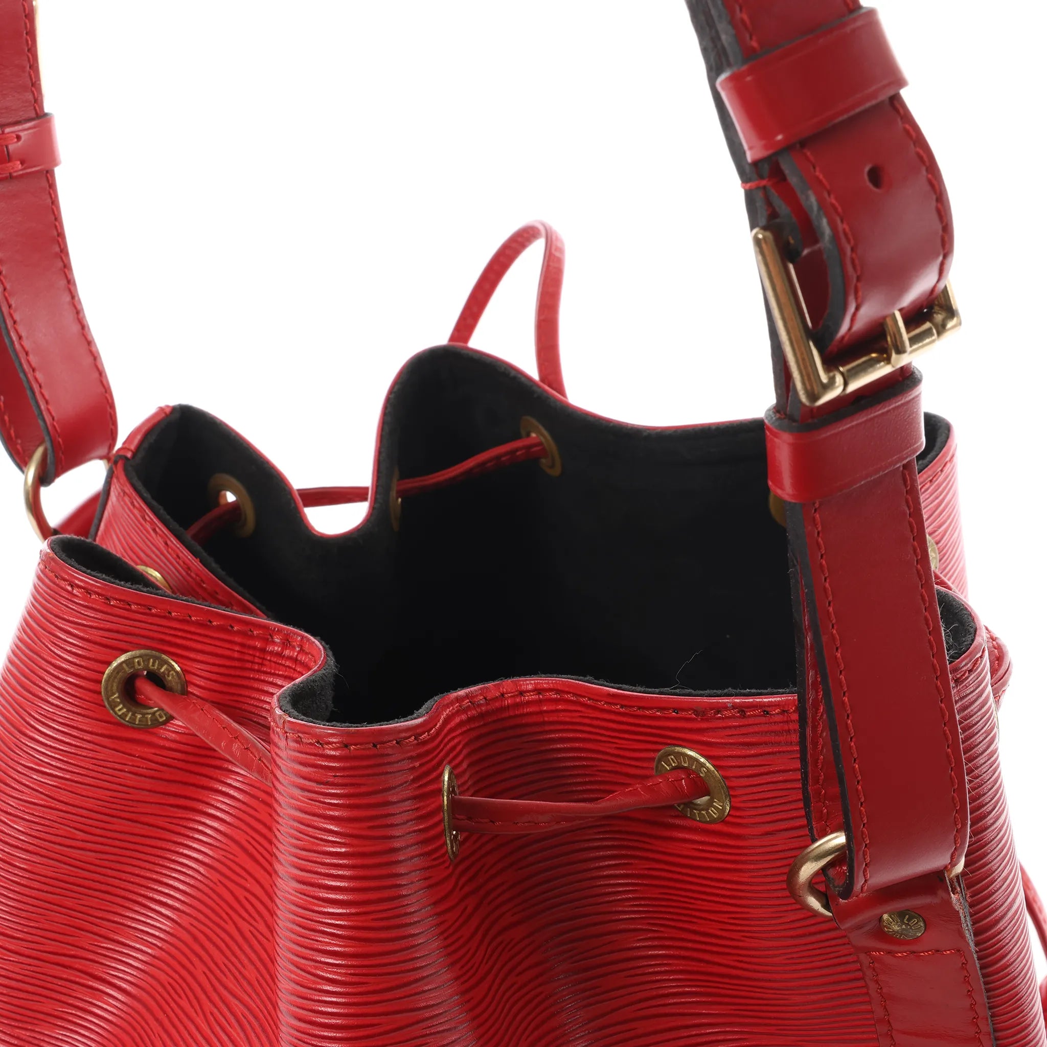 Louis Vuitton Noe Epi Leather Shoulder Bag in Red M44007