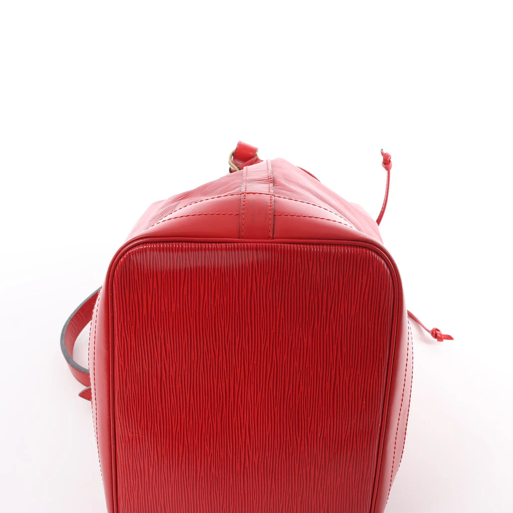 Louis Vuitton Noe Epi Leather Shoulder Bag in Red M44007
