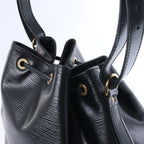 Louis Vuitton Noe Epi Leather Shoulder Bag in Black M59002