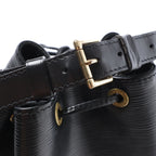 Louis Vuitton Noe Epi Leather Shoulder Bag in Black M59002