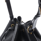 Louis Vuitton Noe Epi Leather Shoulder Bag in Black M59002