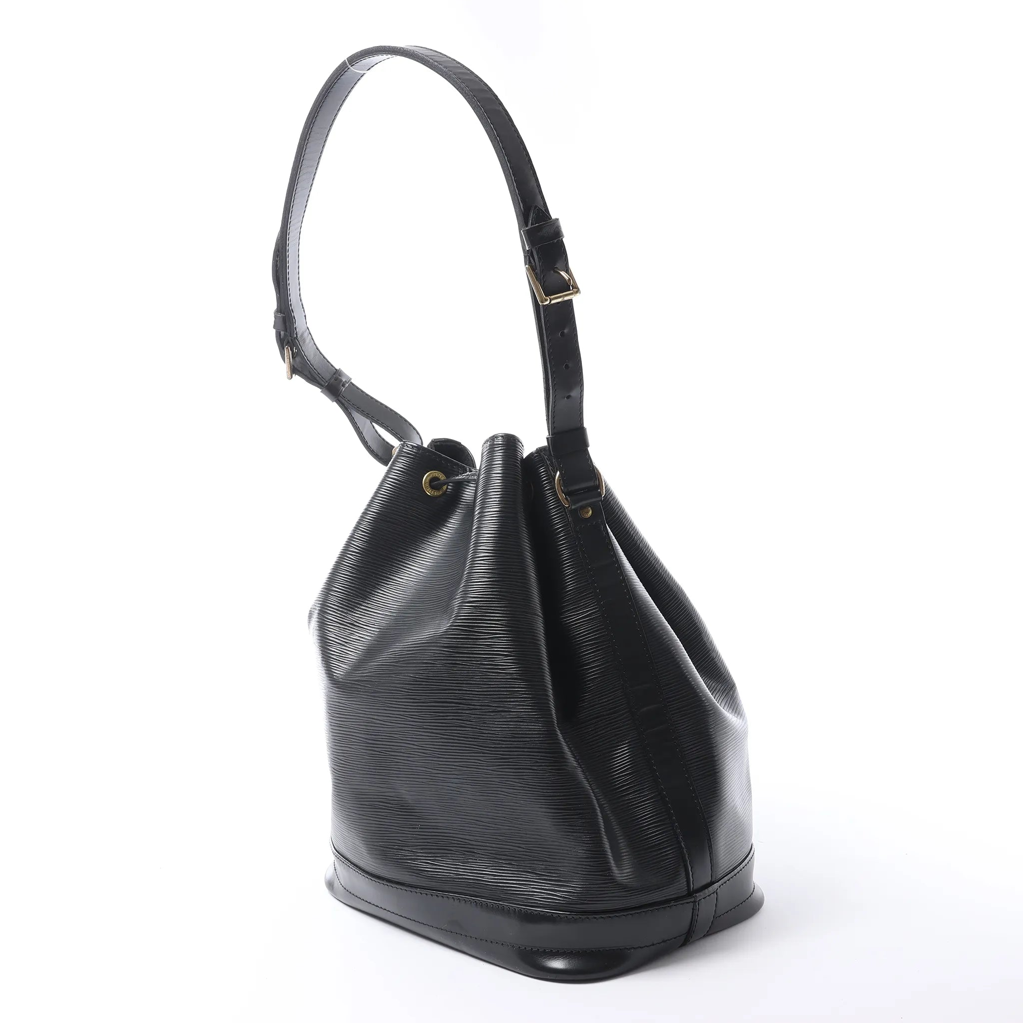 Louis Vuitton Noe Epi Leather Shoulder Bag in Black M59002