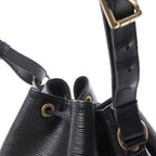 Louis Vuitton Noe Epi Leather Shoulder Bag in Black M59002